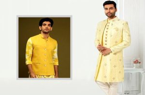 Look Sharp in Stylish Haldi Outfits For Men – Dress to Impress!