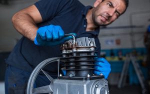 How do different industries benefit from air compressors?