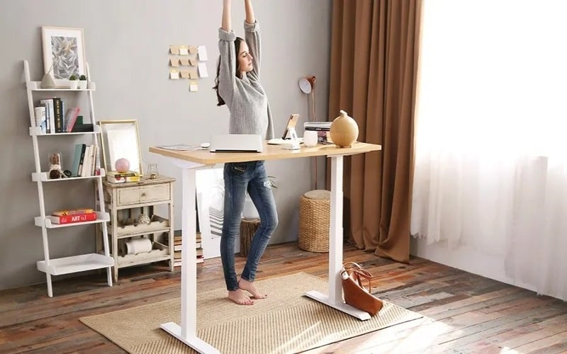 Increase Productivity with Standing Desk for WFO and WFH