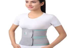 Advantage of using abdominal belt after delivery 