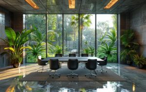 The Rich Appeal of Espresso Conference Tables in Modern Offices