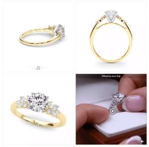 Marquise Shaped Diamond Cluster Ring – A Vintage Classic