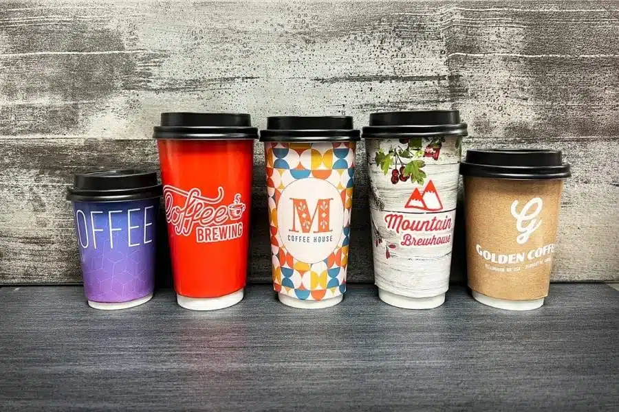 Double-Wall Paper Coffee Cups