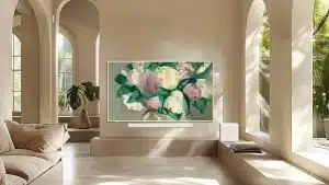 How can decorative TV frames transform plain wall-mounted displays?
