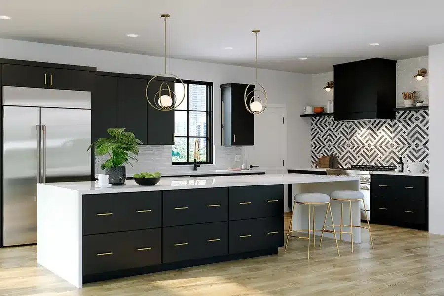 Black Cabinets